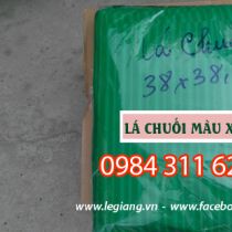 Lá chuối giả gói bánh chưng, bánh tét